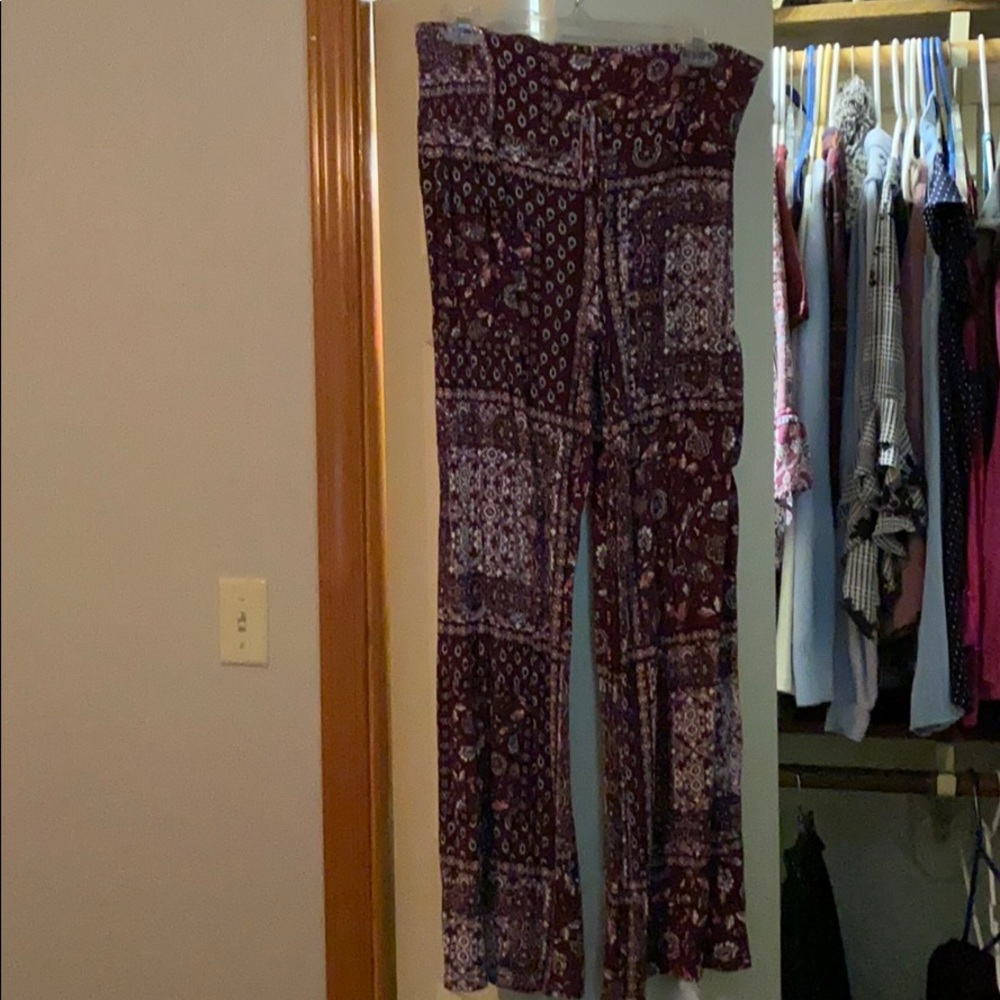 Wide leg pants